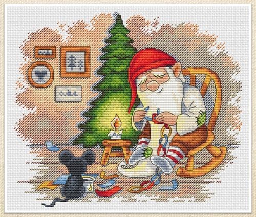 Santa's Helpers cross stitch chart by Artmishka Cross Stitch